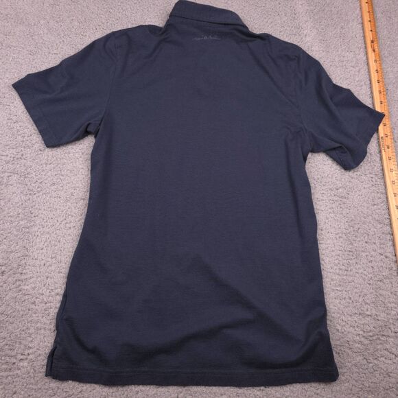 TravisMathew Polo Shirt Mens Size‎ Medium Navy Blue Golf Performance Athletic - Picture 3 of 7